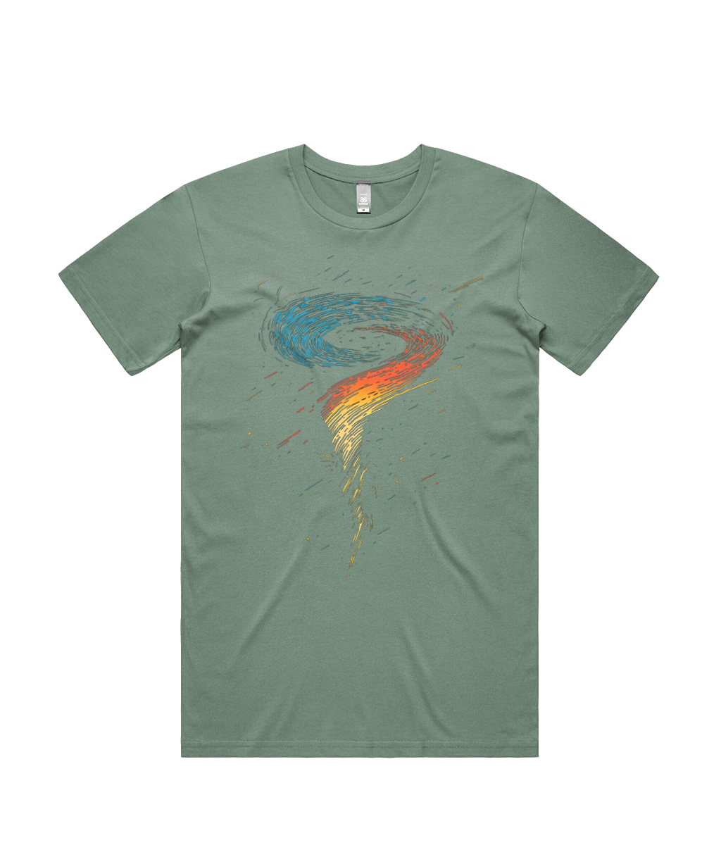Colourful tornado Men's T-shirt