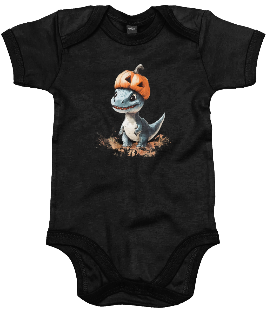 Dinosaur pumpkin helmet Baby Bodysuit
