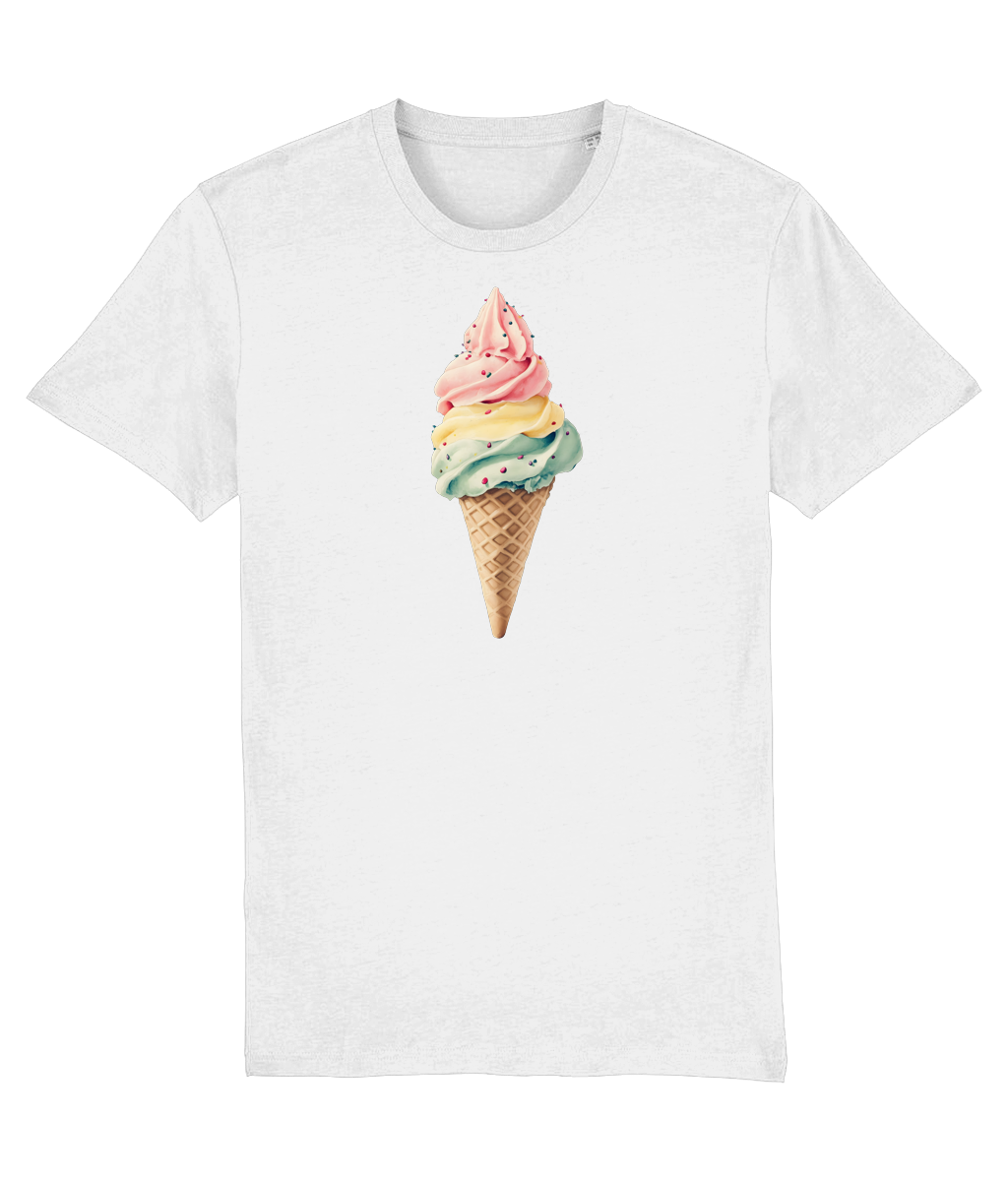 Retro ice cream Women's Cotton T-shirt