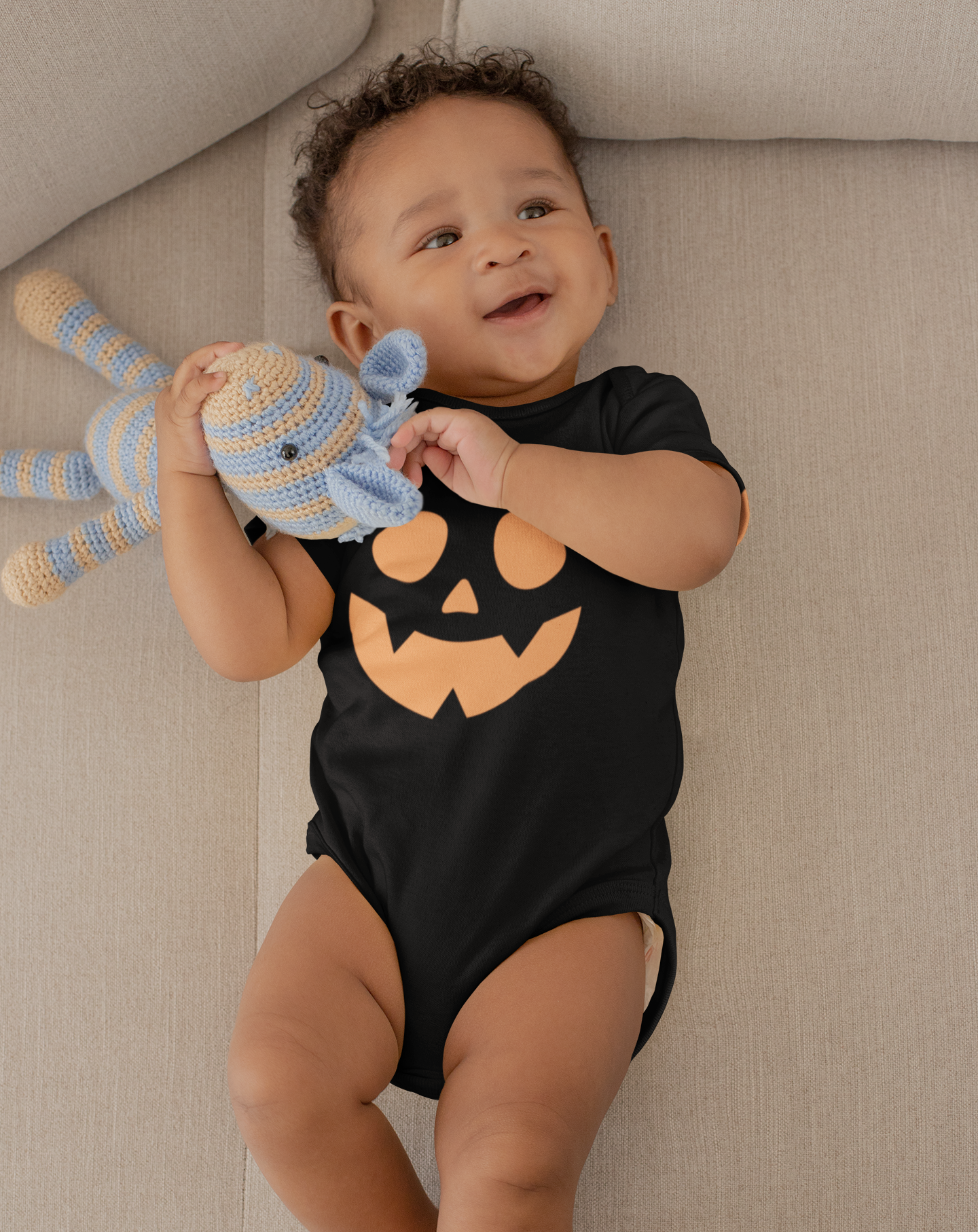 Pumpkin smile Baby Bodysuit