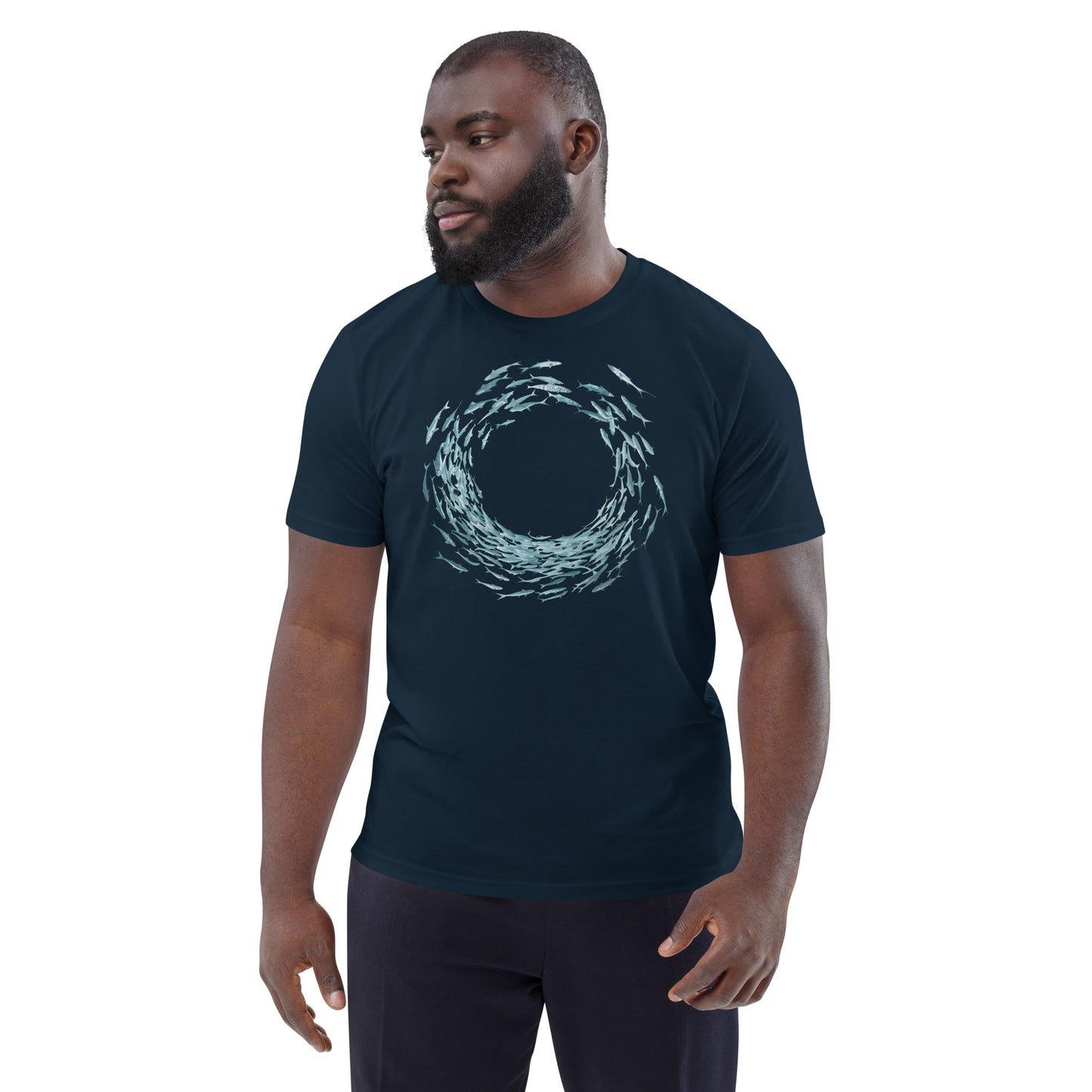 Circle of fish Unisex organic cotton t-shirt