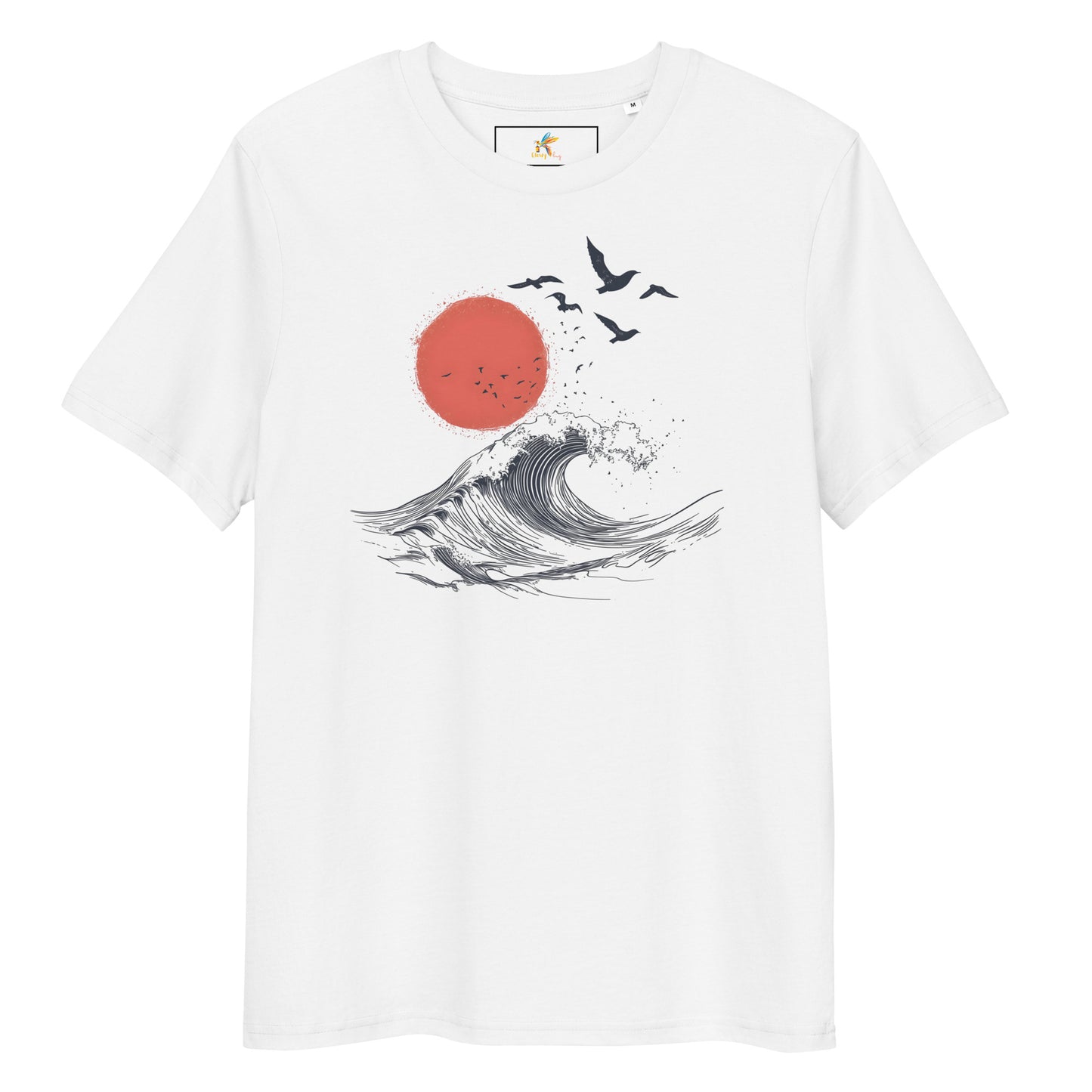 Waves Unisex organic cotton t-shirt