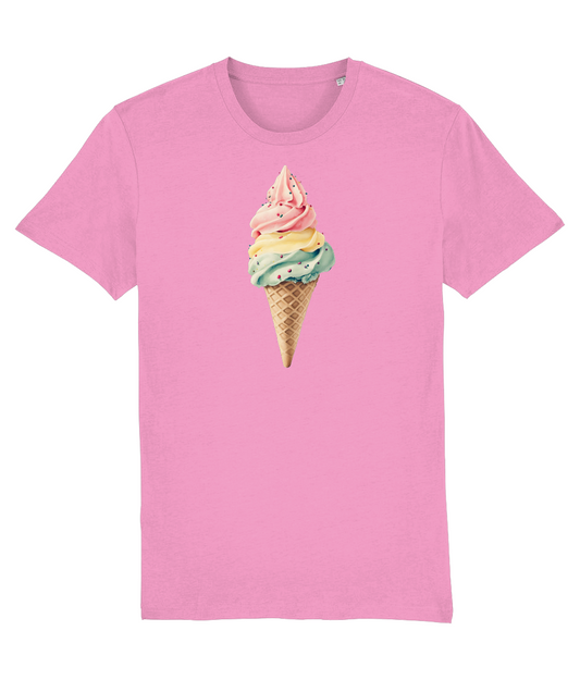 Retro ice cream Women's Cotton T-shirt