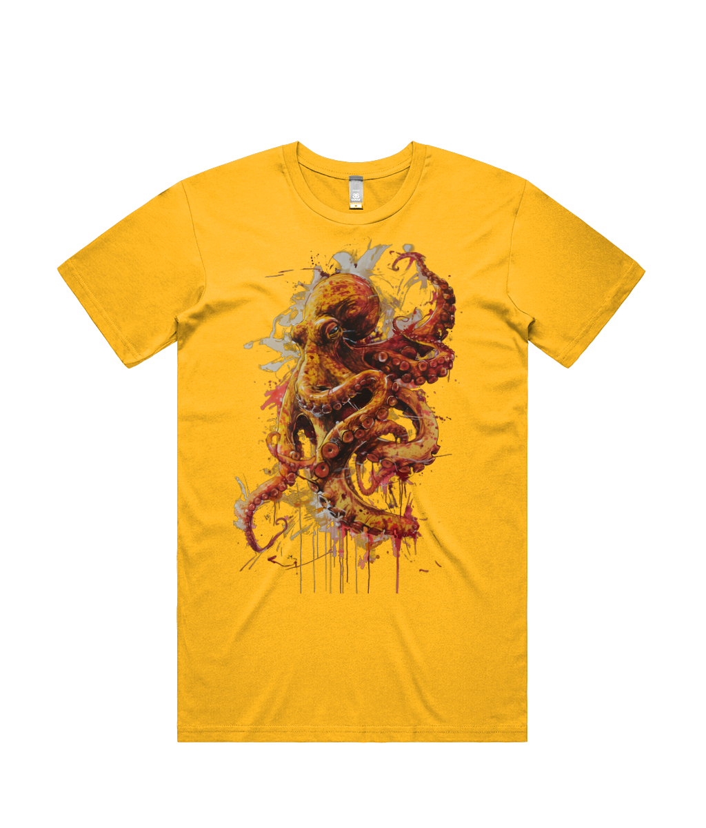 Watercolour octopus Men's T-shirt