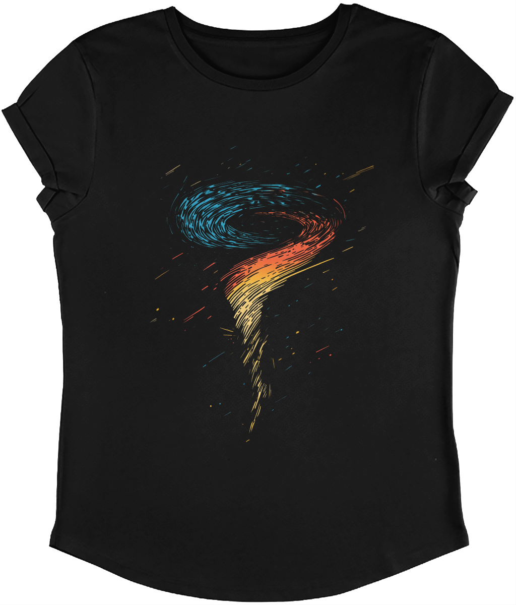 Colourful tornado Women's T-shirt