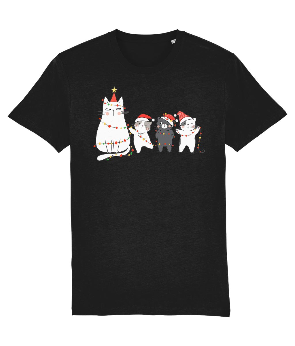 Mother of cats Women's Christmas Cotton T-shirt