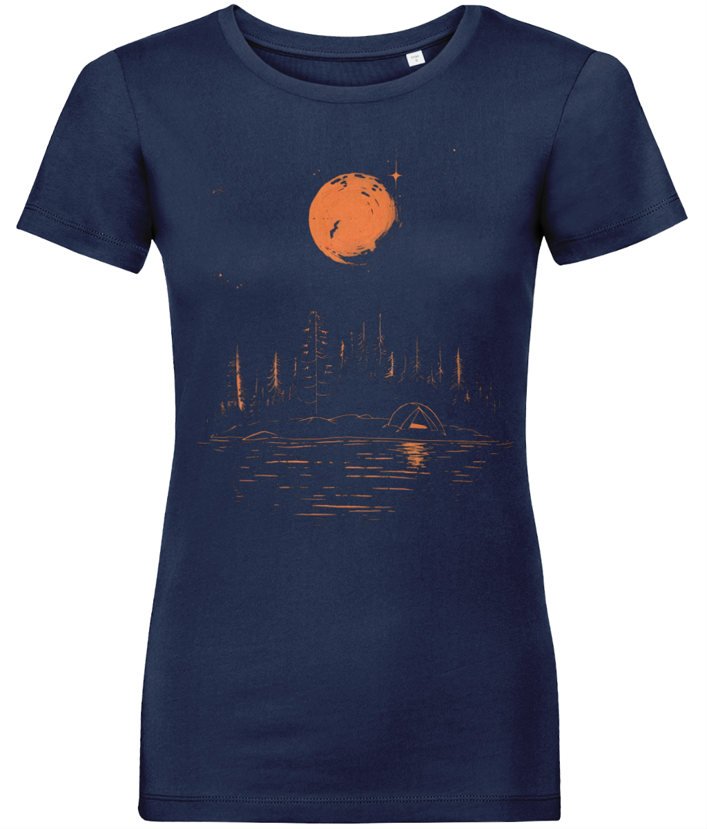 Moonlight camping Women's T-shirt