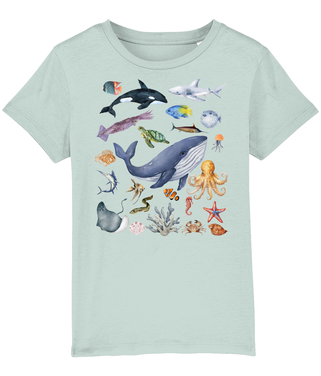 Marine animals kids t-shirt