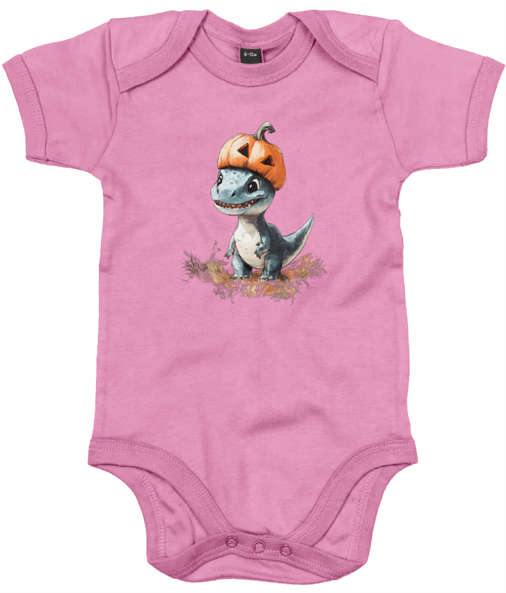 Dinosaur pumpkin helmet Baby Bodysuit