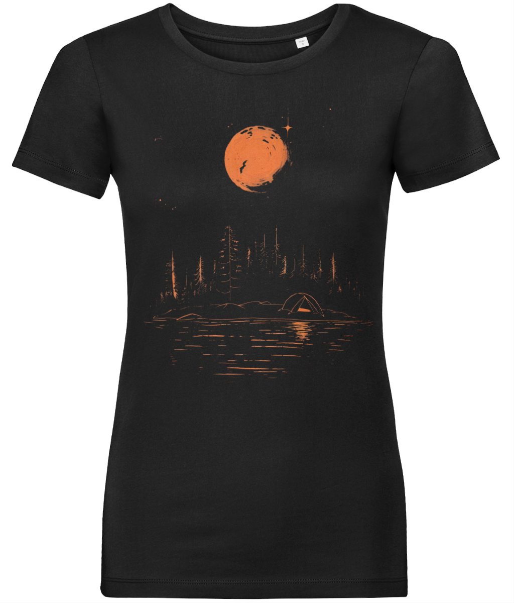 Moonlight camping Women's T-shirt