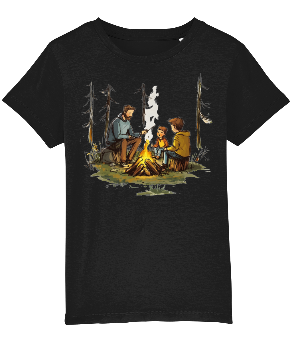 Stories by the campfire Kids' T-shirt