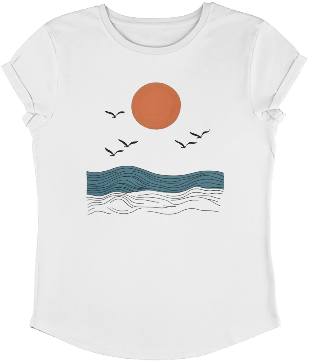 Minimalistic beach Women's T-shirt