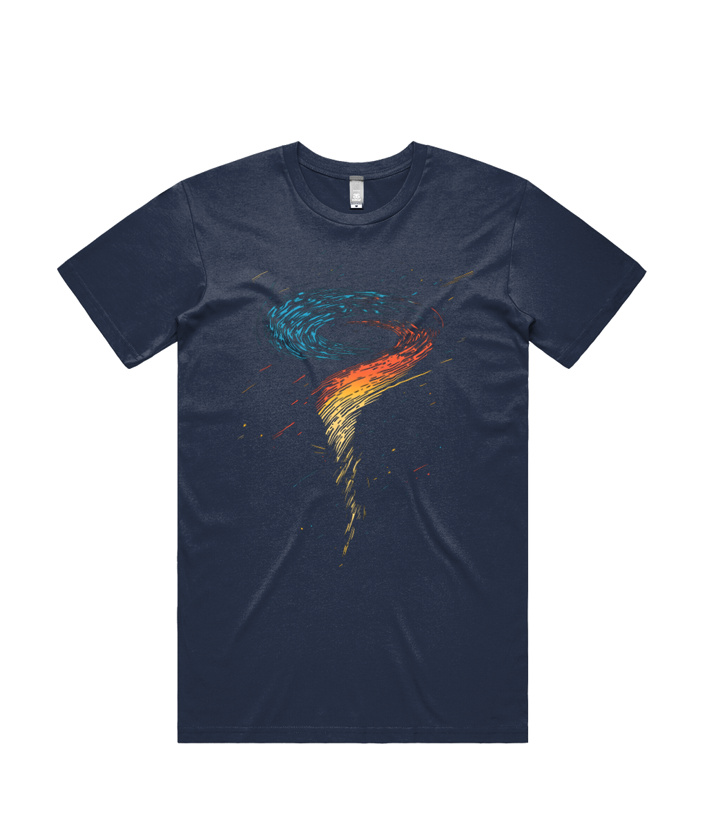 Colourful tornado Men's T-shirt