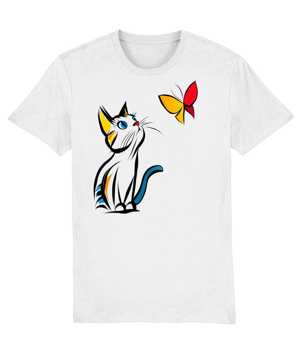 Cat and butterfly Women's T-shirt