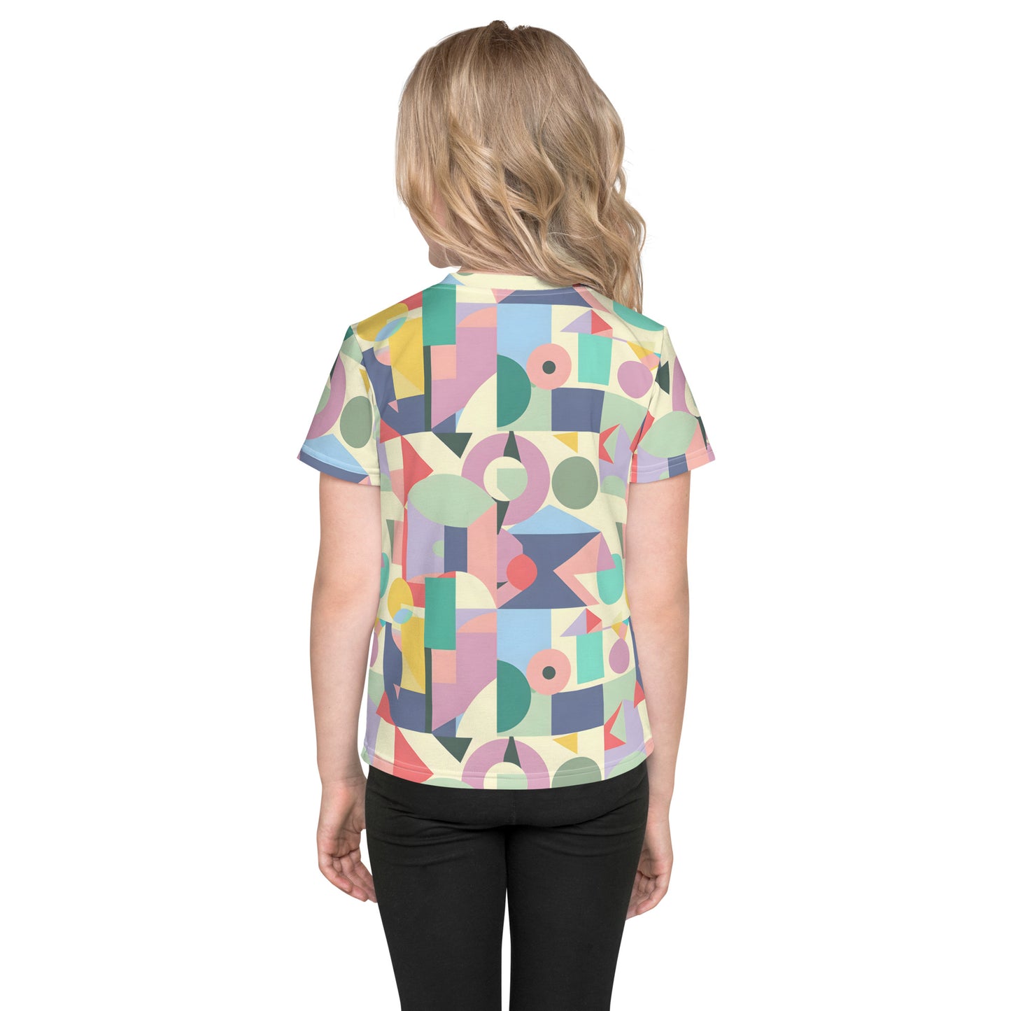 Geometric pattern kids' t-shirt