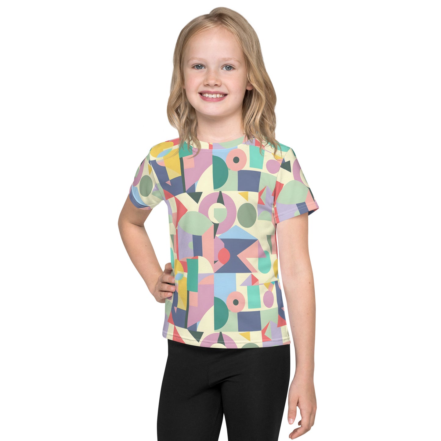 Geometric pattern kids' t-shirt