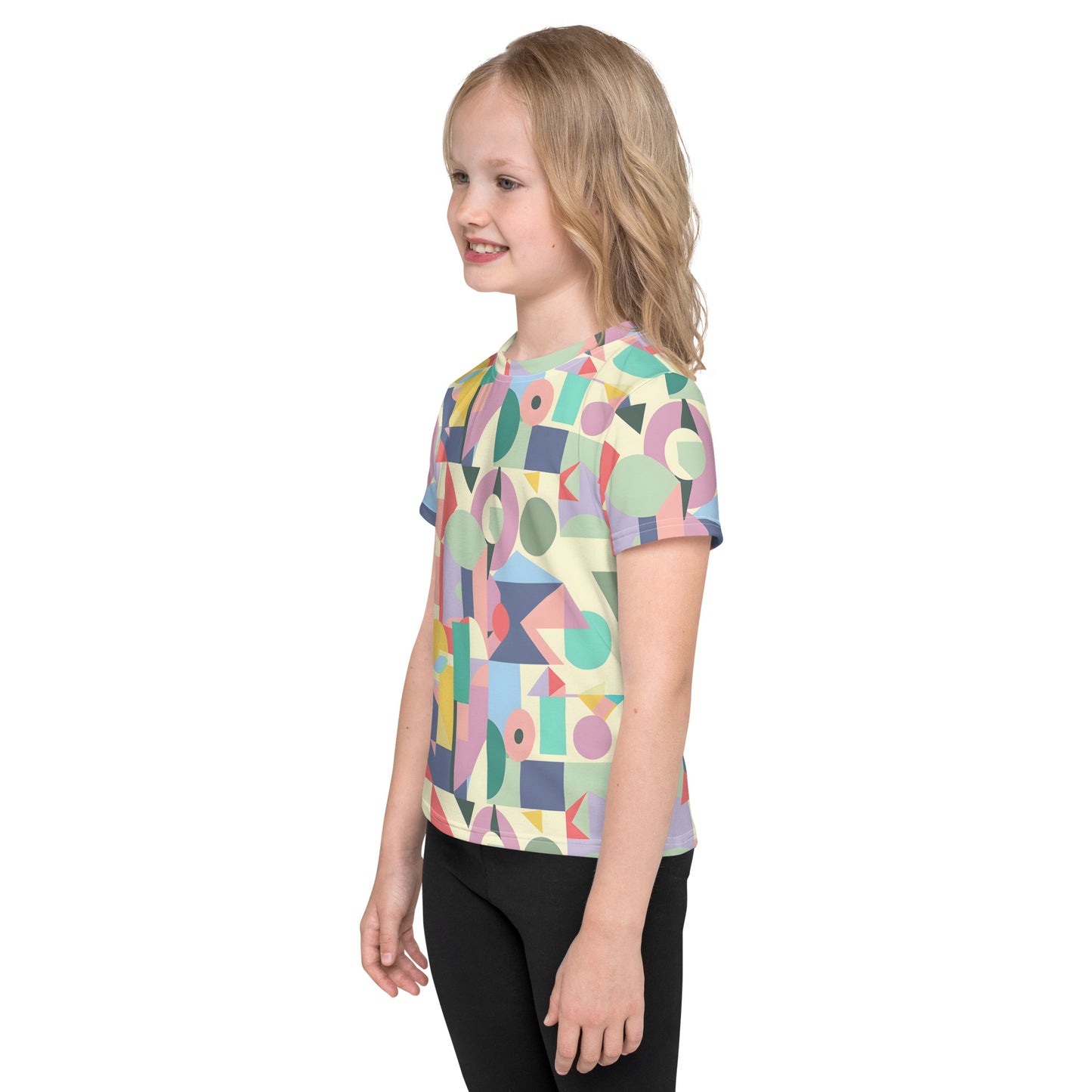 Geometric pattern kids' t-shirt