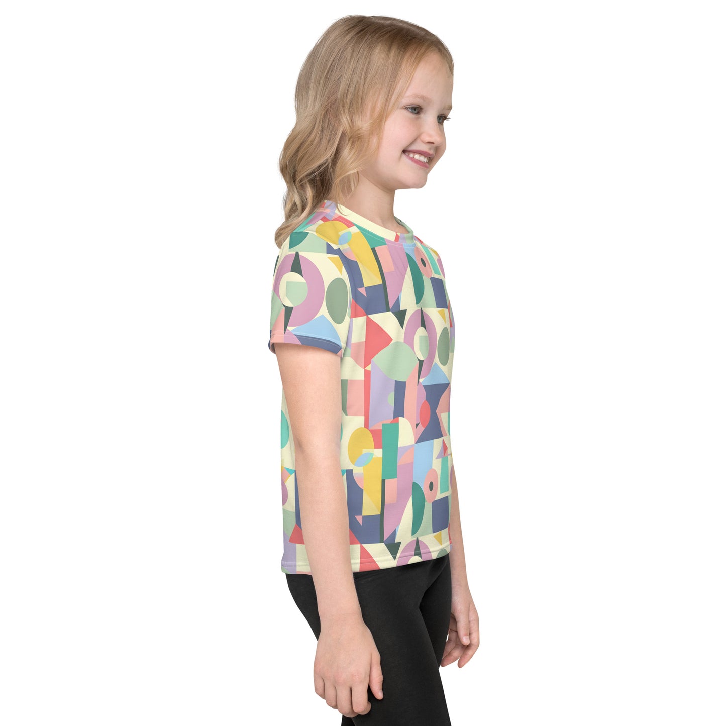 Geometric pattern kids' t-shirt