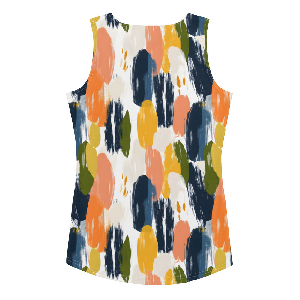 Colourful brush Women's Tank Top