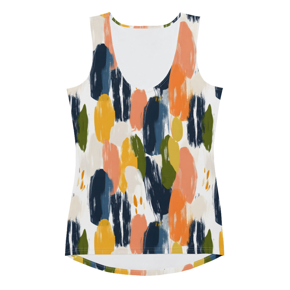 Colourful brush Women's Tank Top