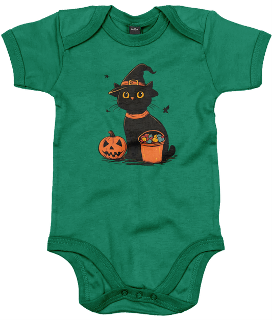 Halloween Cat Baby Bodysuit