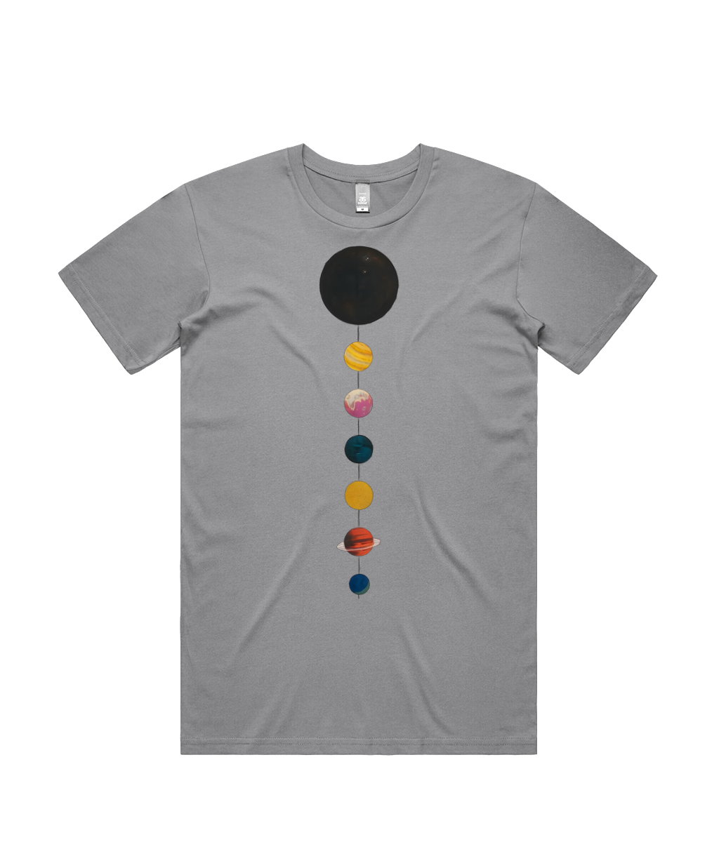 Chain of planets Mens Cotton T-shirt