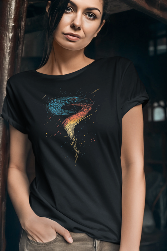 Colourful tornado Women's T-shirt