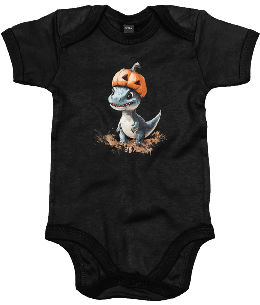 Dinosaur pumpkin helmet Baby Bodysuit