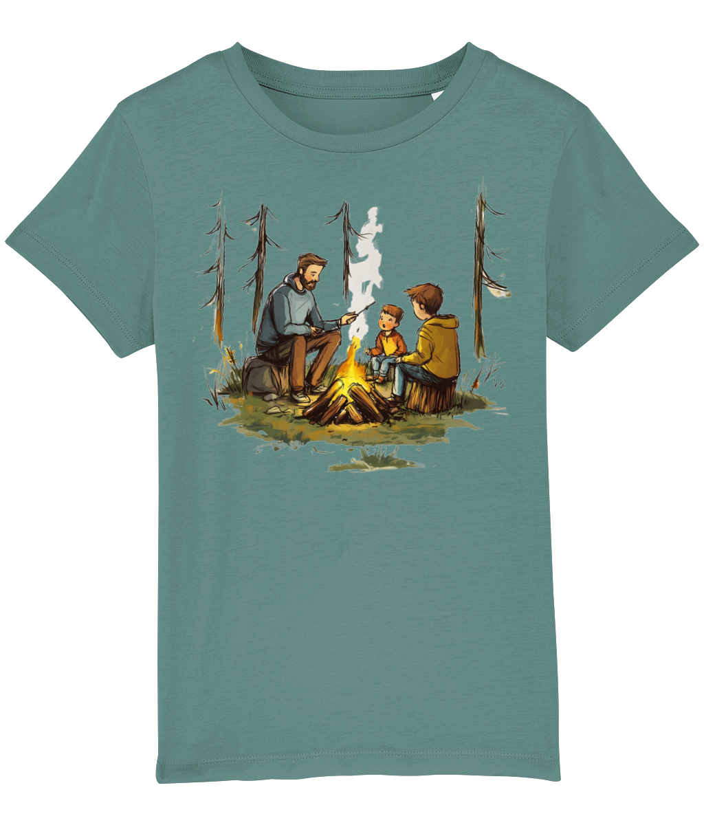 Stories by the campfire Kids' T-shirt