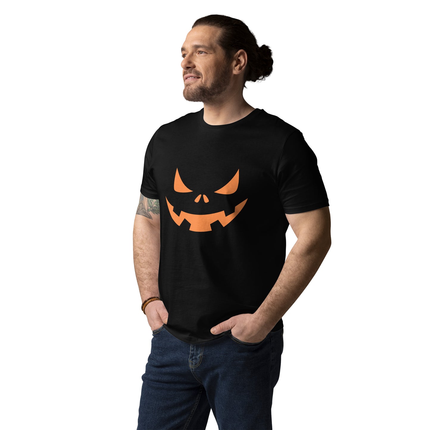 Halloween pumpkin face unisex t-shirt