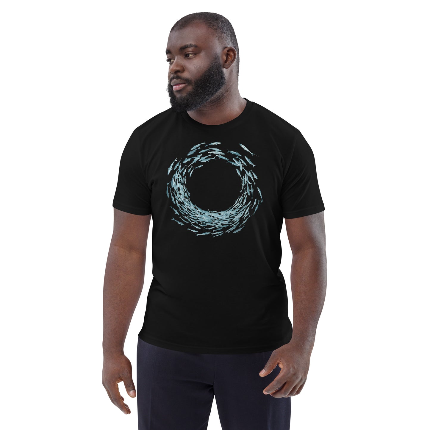 Circle of fish Unisex organic cotton t-shirt