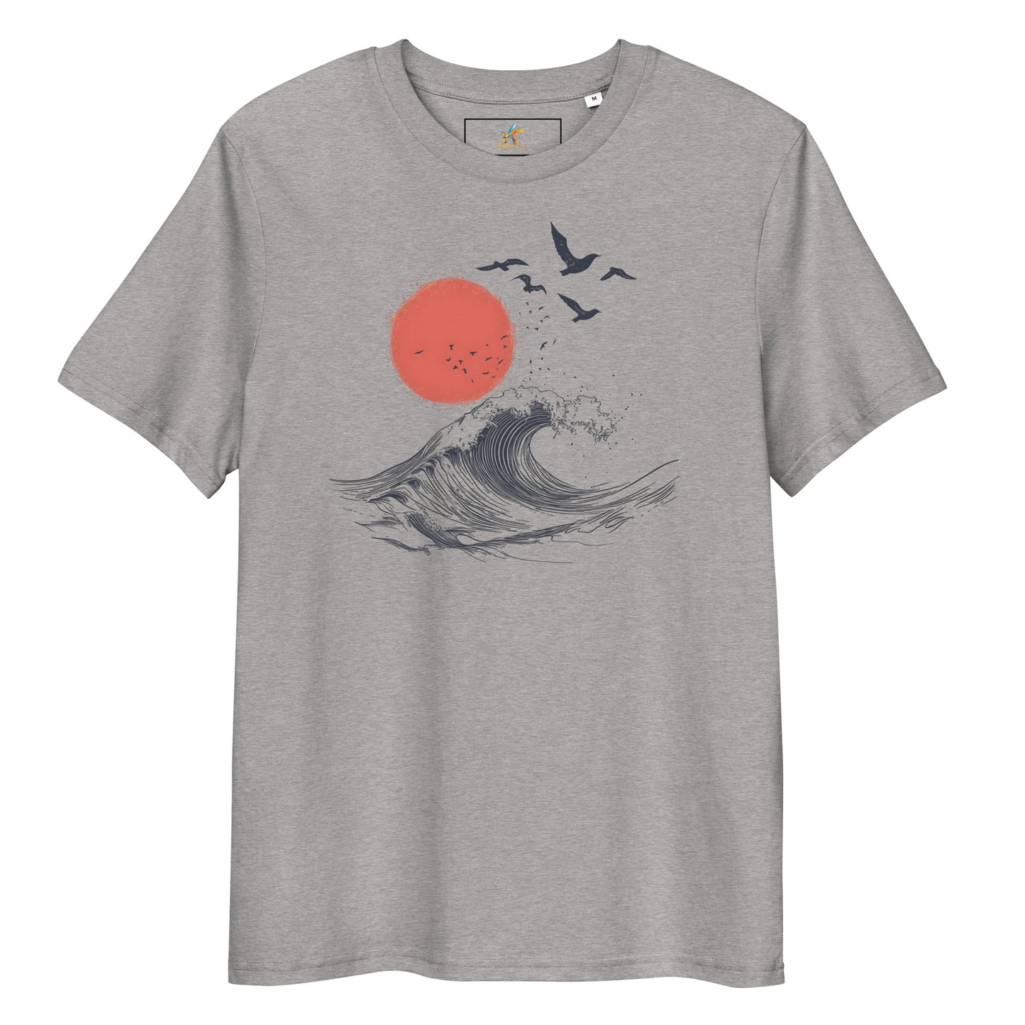 Waves Unisex organic cotton t-shirt